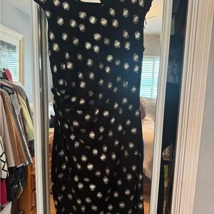 Ronni Nicole Black Dress with White Polka Dots